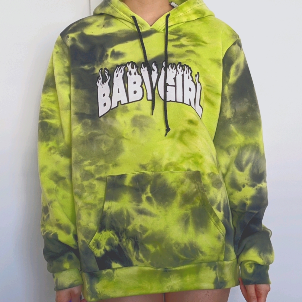Babygirl Electric Lime Hoodie